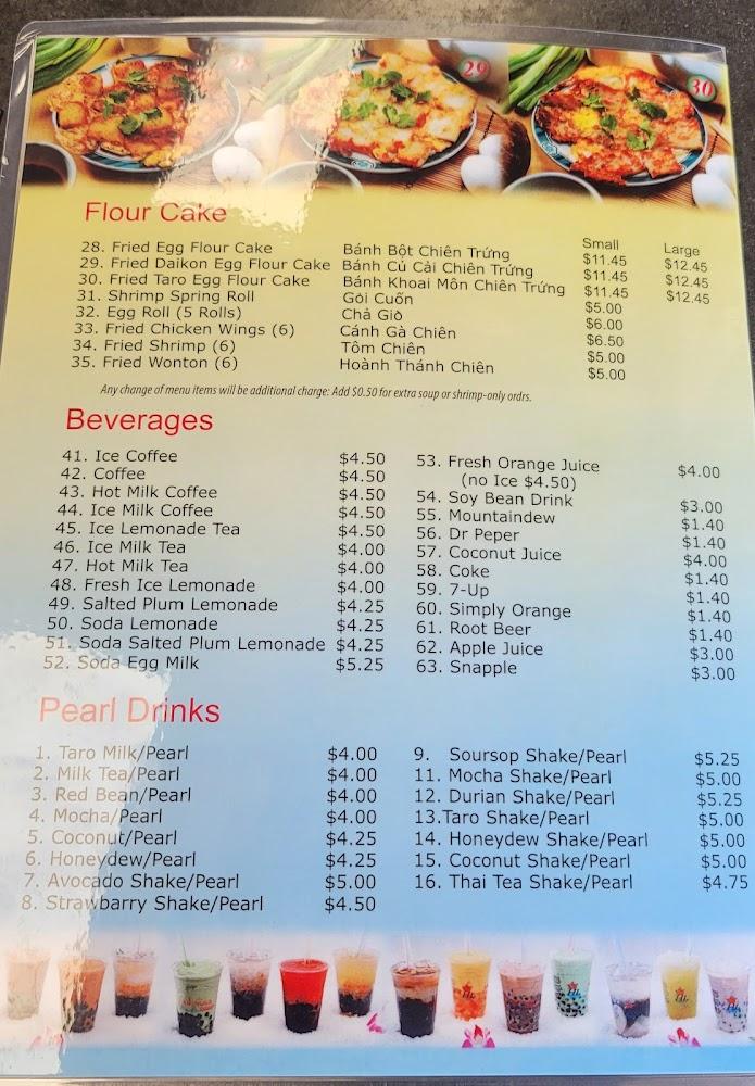 T L Noodle Menu image 1